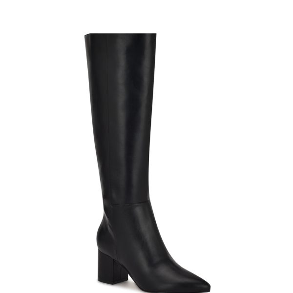 Netion Wide Calf Knee High Boots - Image 2