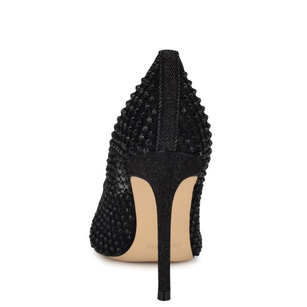 Freshe Rhinestone Mesh Pumps - Image 4