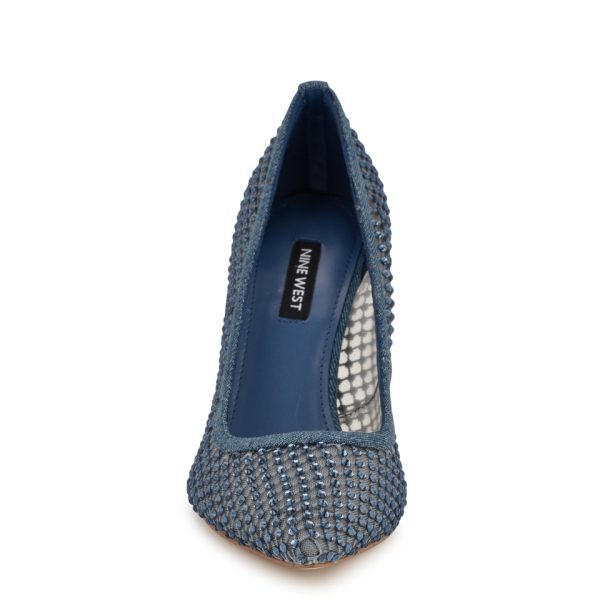 Freshe Rhinestone Mesh Pumps - Image 3