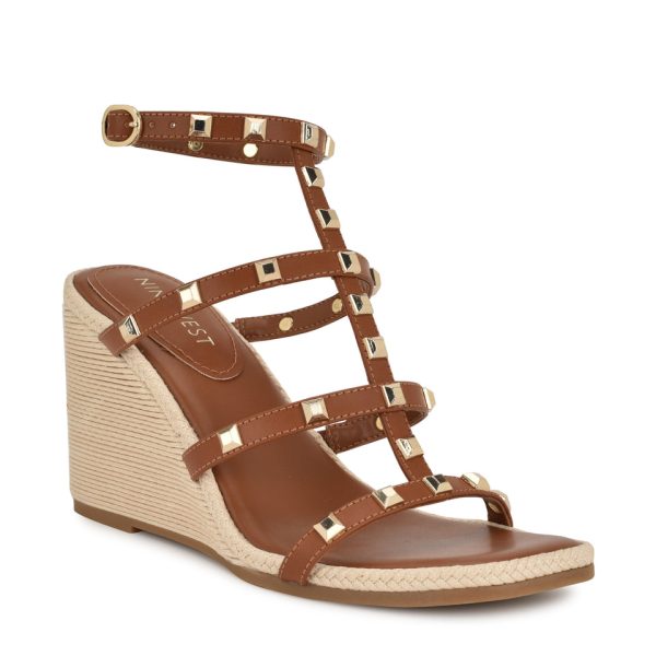 Sardis Studded Wedge Sandals - Image 2