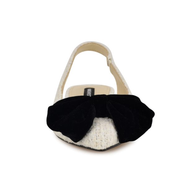 Junnie Bow Slingback Flats - Image 3