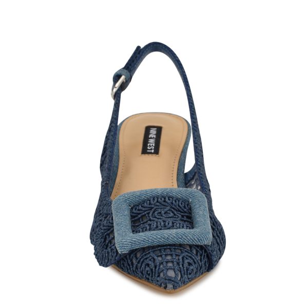 Nolla Woven Slingback Pumps - Image 3