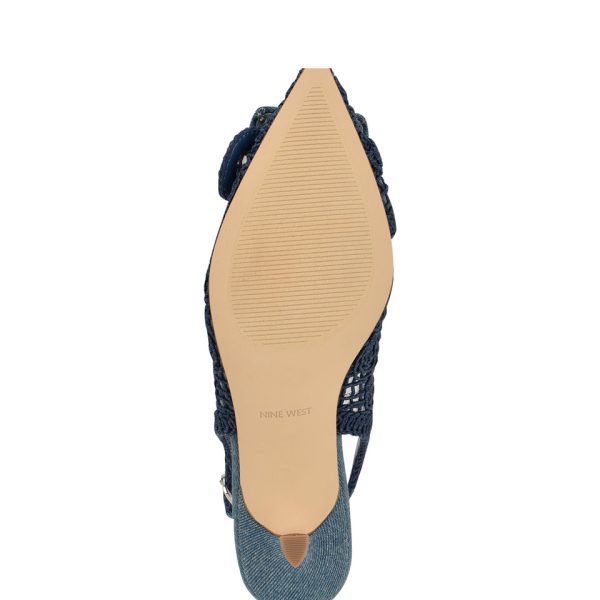 Nolla Woven Slingback Pumps - Image 5
