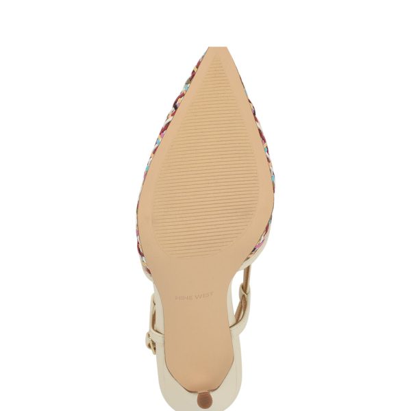 Floree Woven Slingback Pumps - Image 5