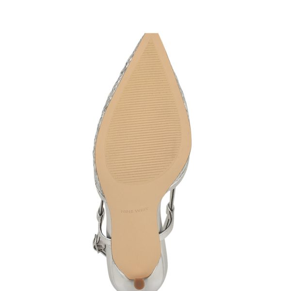 Floree Woven Slingback Pumps - Image 5