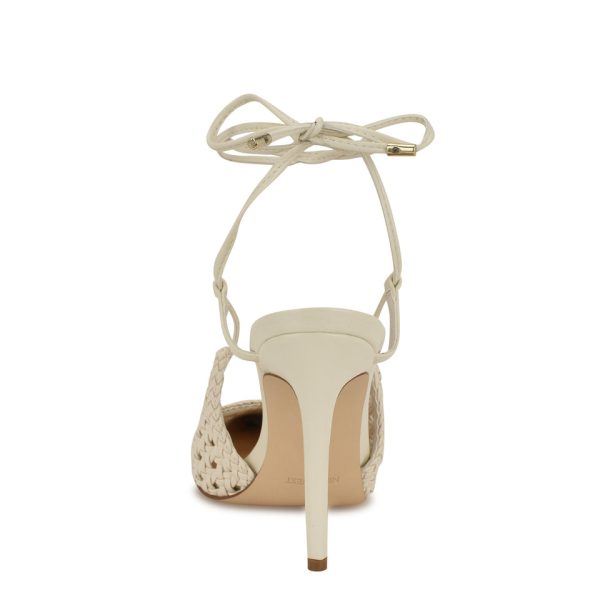 Fessla Woven Ankle Wrap Pumps - Image 4
