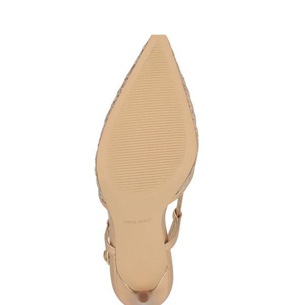 Floree Woven Slingback Pumps - Image 5