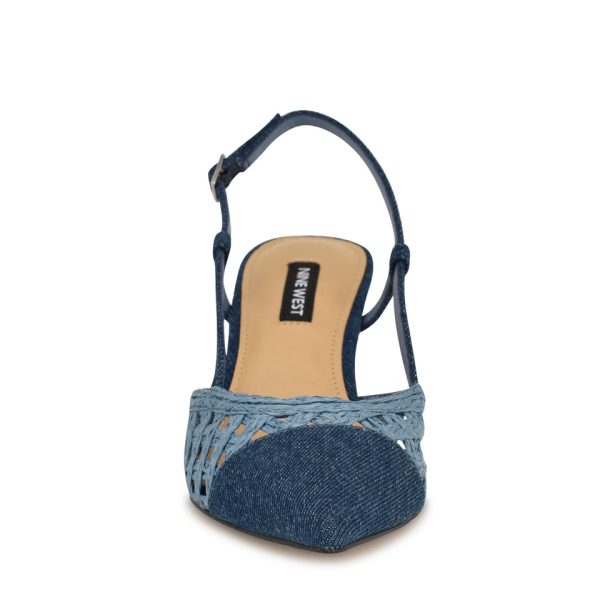 Railen Woven Cap Toe Slingbacks - Image 3