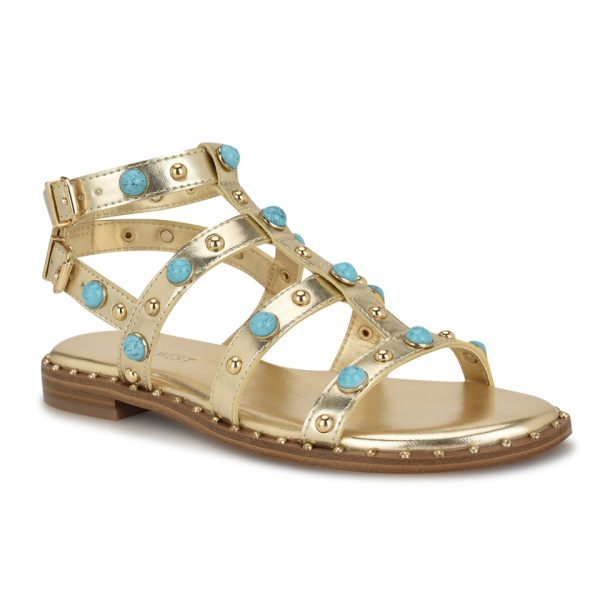 Mindela Studded Gladiator Sandals - Image 2
