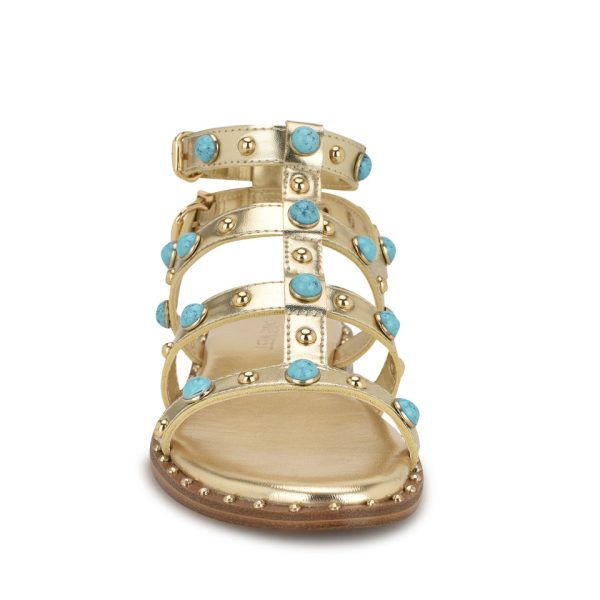 Mindela Studded Gladiator Sandals - Image 3