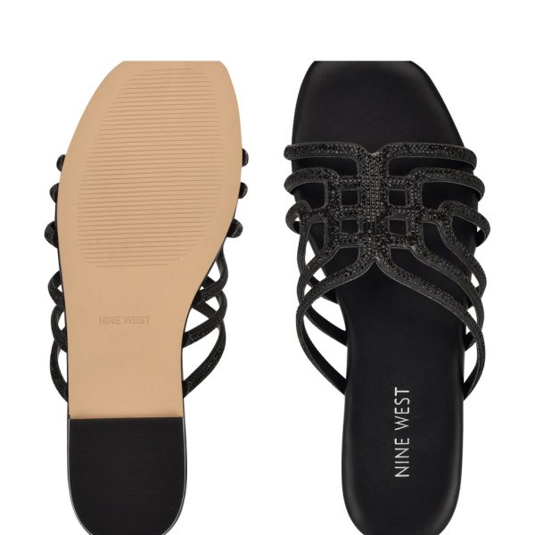 Timy Embellished Flat Sandals - Image 4