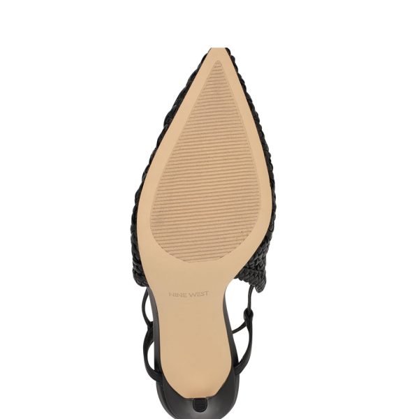 Fessla Woven Ankle Wrap Pumps - Image 5