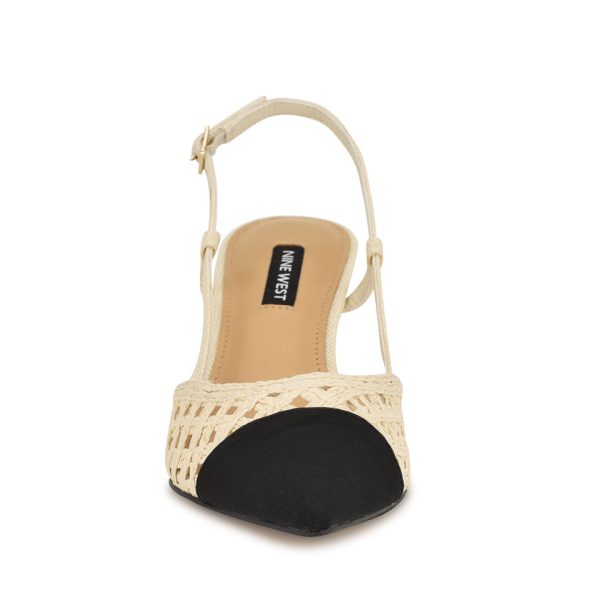 Railen Woven Cap Toe Slingbacks - Image 3