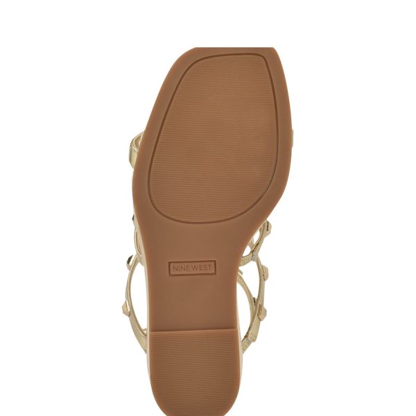 Sardis Studded Wedge Sandals - Image 5