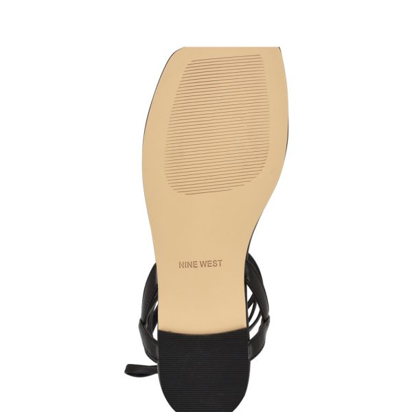 Norta Ankle Wrap Thong Sandals - Image 5