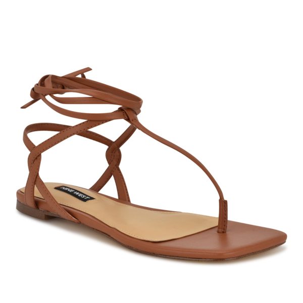 Norta Ankle Wrap Thong Sandals - Image 2