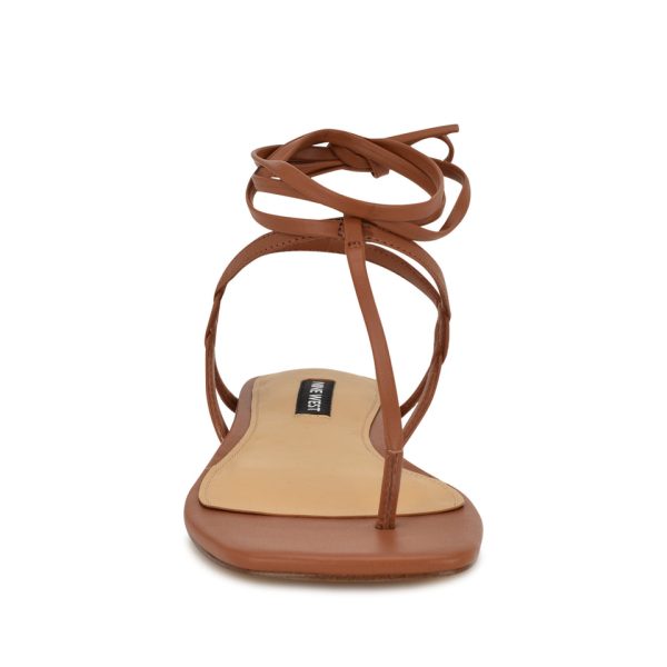 Norta Ankle Wrap Thong Sandals - Image 3