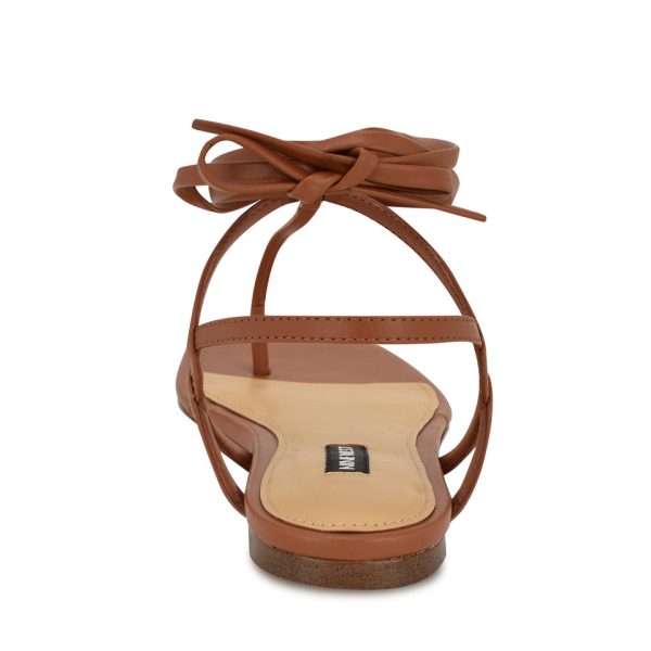 Norta Ankle Wrap Thong Sandals - Image 4