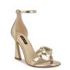 Kharm Rosette Ankle Strap Sandals - Image 2