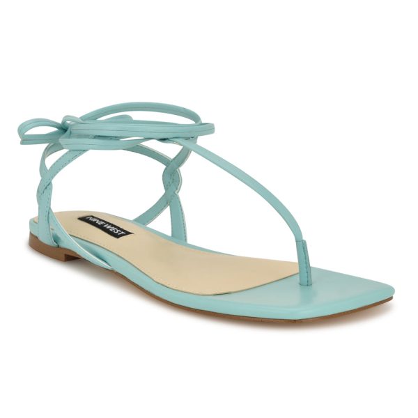 Norta Ankle Wrap Thong Sandals - Image 2
