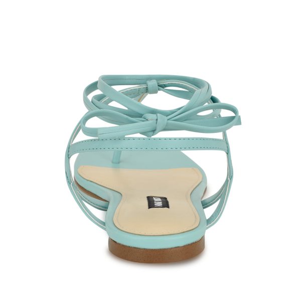 Norta Ankle Wrap Thong Sandals - Image 4