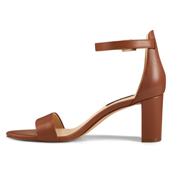 Pruce Ankle Strap Block Heel Sandals - Image 4